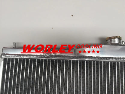 44mm Radiator + RED Hose for Nissan Pintara/Skyline R33/R34 (1993-2002)