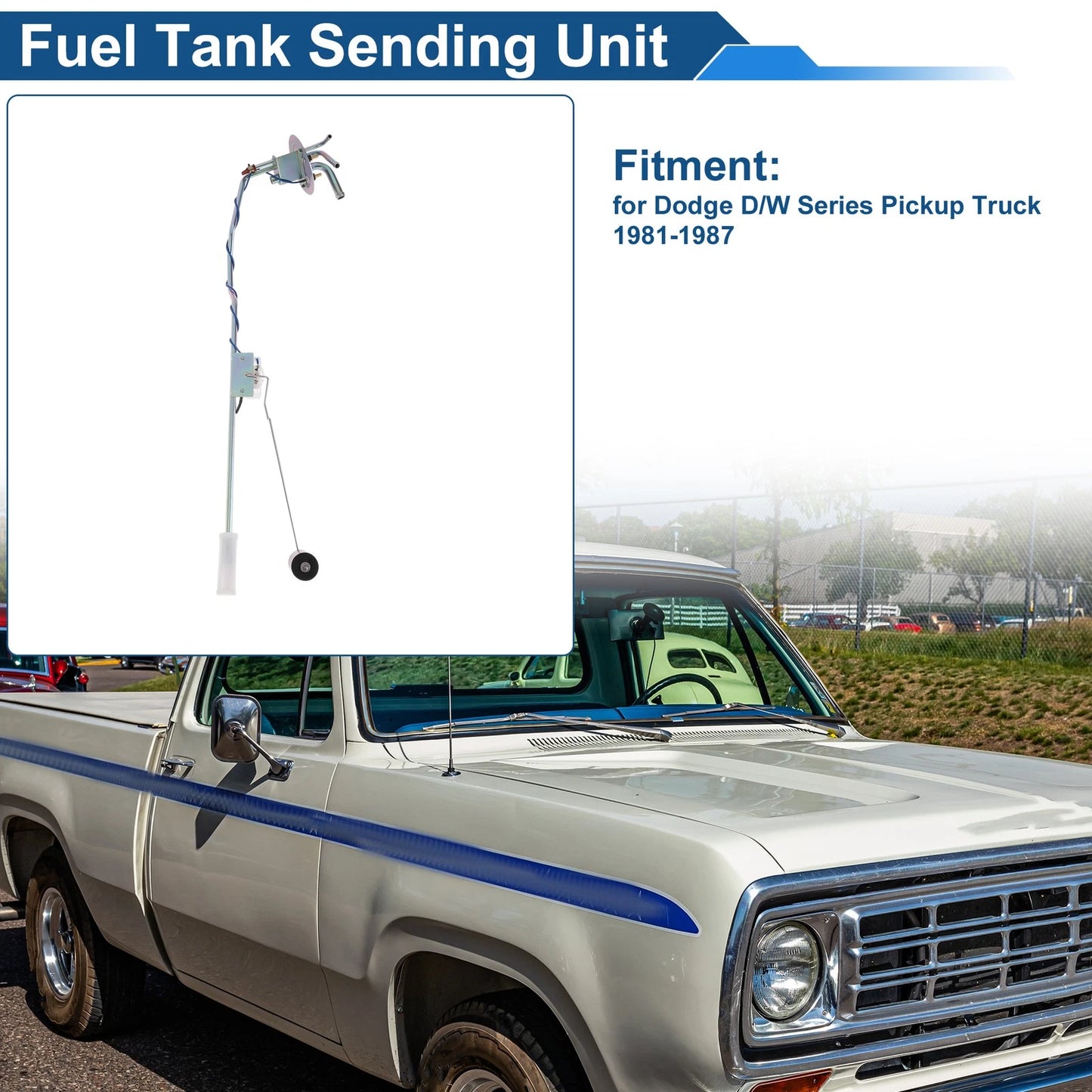 Fuel Level Sending Unit Module for Dodge D/W Series Pickup Truck (1981 - 1987)