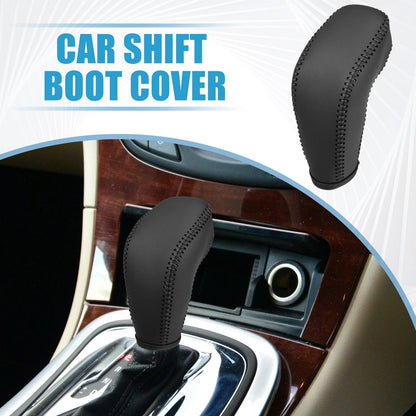 Black Shift Boot Cover Gear Knob Shifter Boot for Buick Regal (2011–2016)
