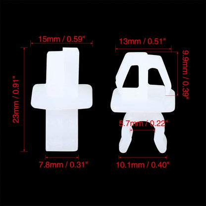 20 x Plastic Hood Prop Rod Clips for Mitsubishi V31 V32 V33