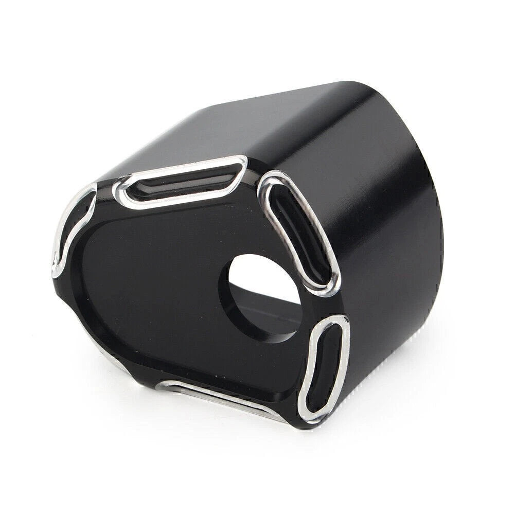 Black Cut Ignition Switch Cover for Harley Touring Street Road Glide (2007-2013)