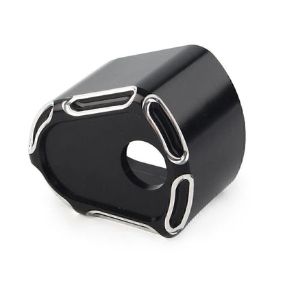 Black Cut Ignition Switch Cover for Harley Touring Street Road Glide (2007-2013)