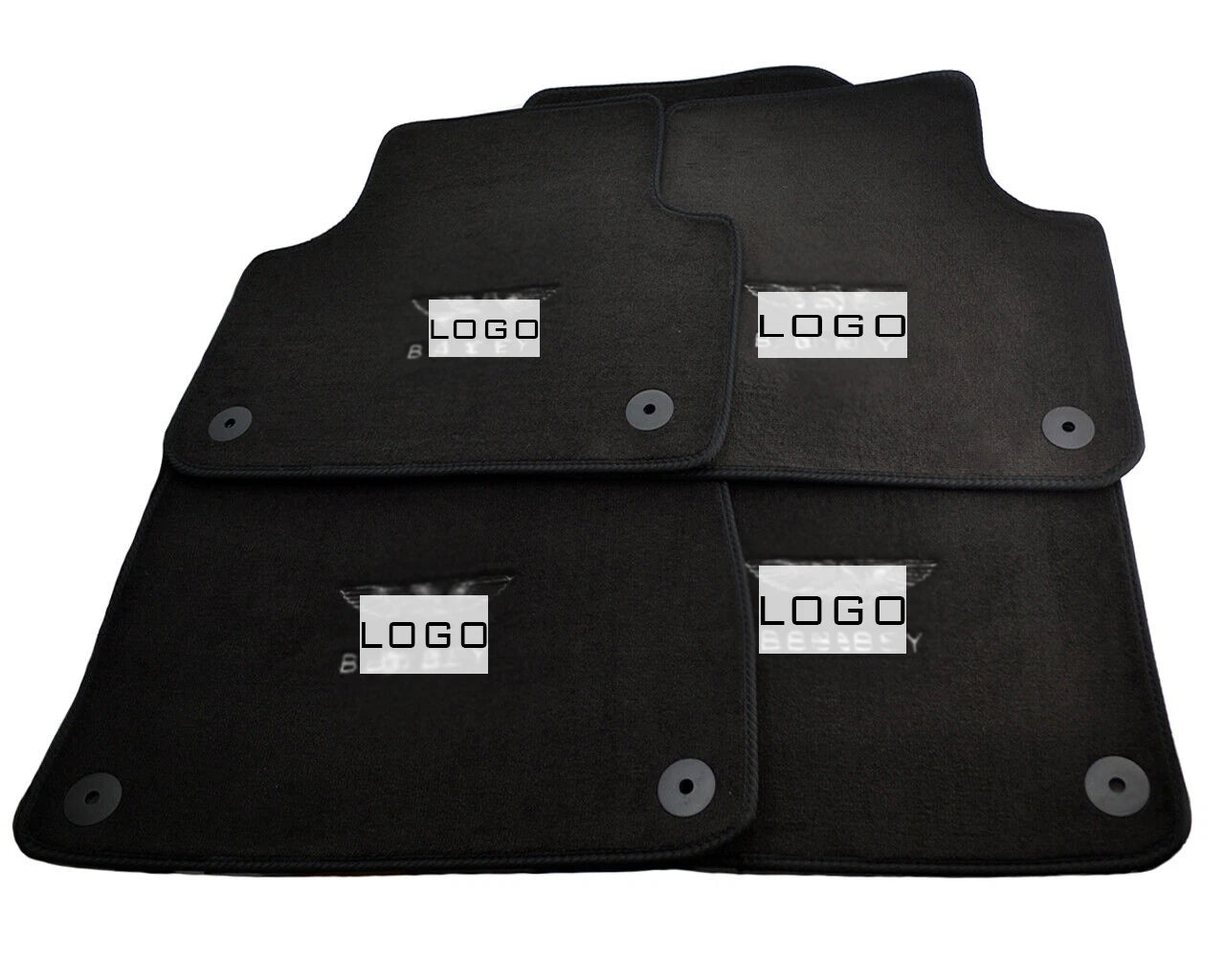 Custom Black Carpets Floor Mats for Bentley Bentayga (2017-2023)
