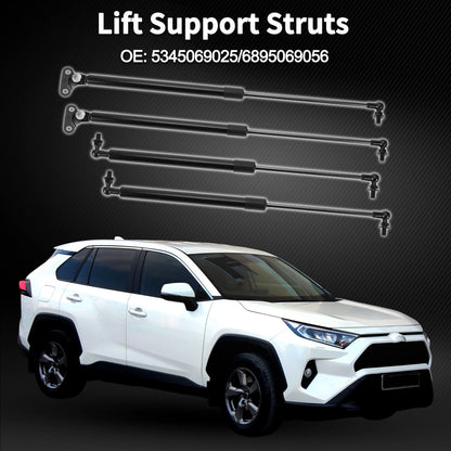 Front Hood & Tailgate Lift Supports Struts for Toyota Land Cruiser