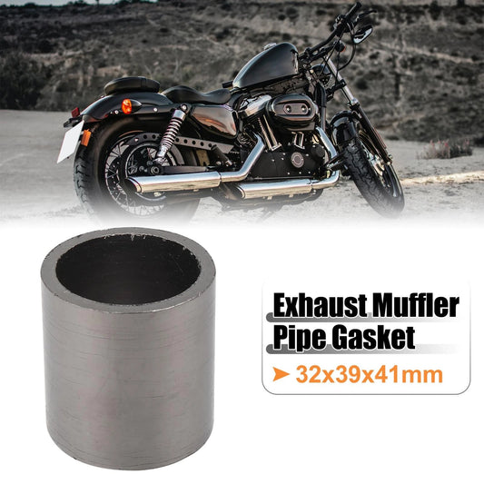 Exhaust Muffler Pipe Gasket Graphite Seal Ring/32mm ID 39mm OD for Motorcycle