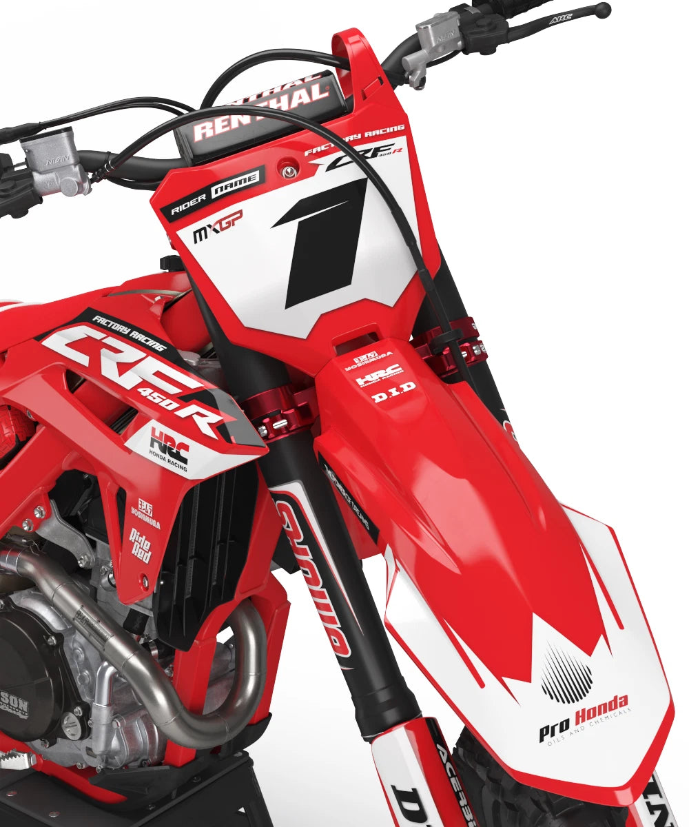 Custom Graphics Full Kit for Honda CRF80 2011-2023 Tokyo Style Stickers