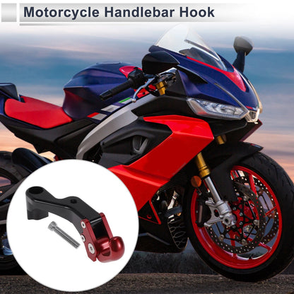Crooked Flat Handle / Aluminum Alloy / Flat Handle with Hook for Motorcycle