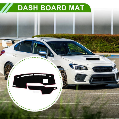 Dashboard Cover Mat for Suzuki Solio (2021-2024) Black Red 1 Set