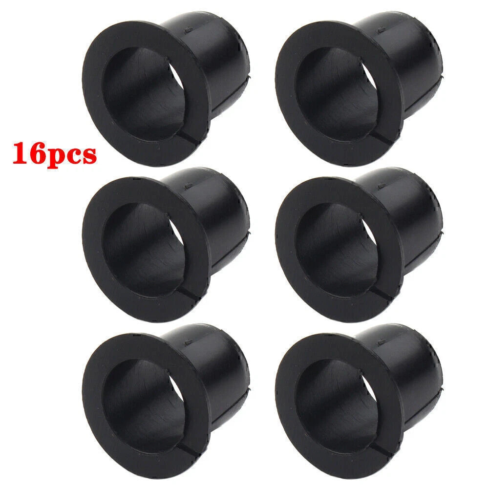 16 x Black Front A-Arm DELRIN Bushing Kit for Ski-Doo REV (2003-2019)