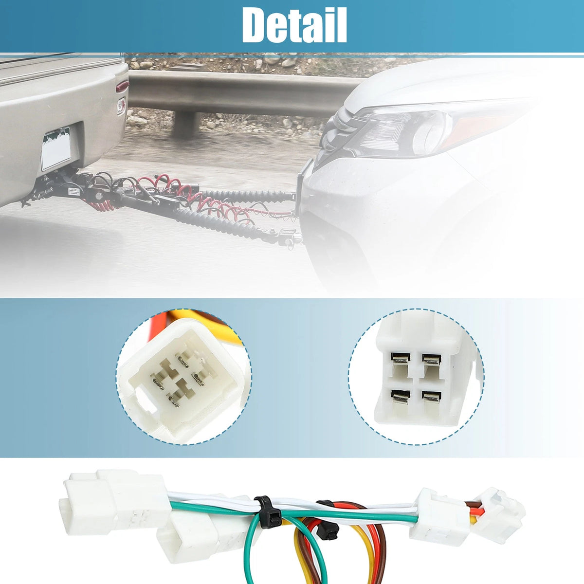 4-Pin Trailer Wiring Harness for Toyota Avalon, RAV4 (2013-2018)
