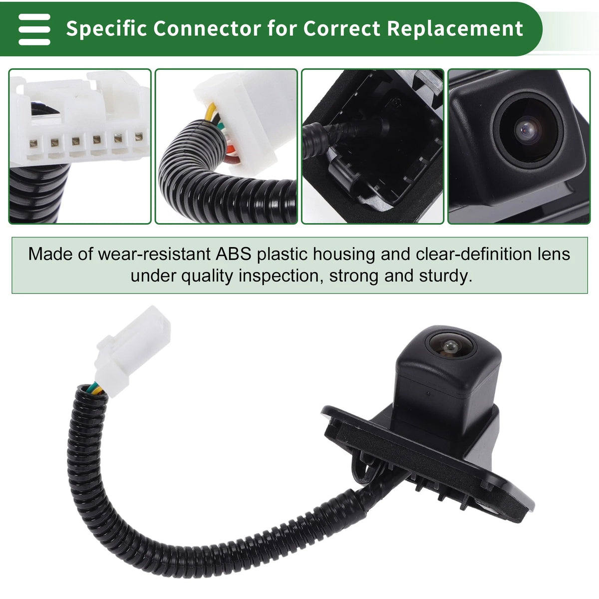 Rear View Camera 120-180 Degree for Honda Accord Sedan (2013-2017)