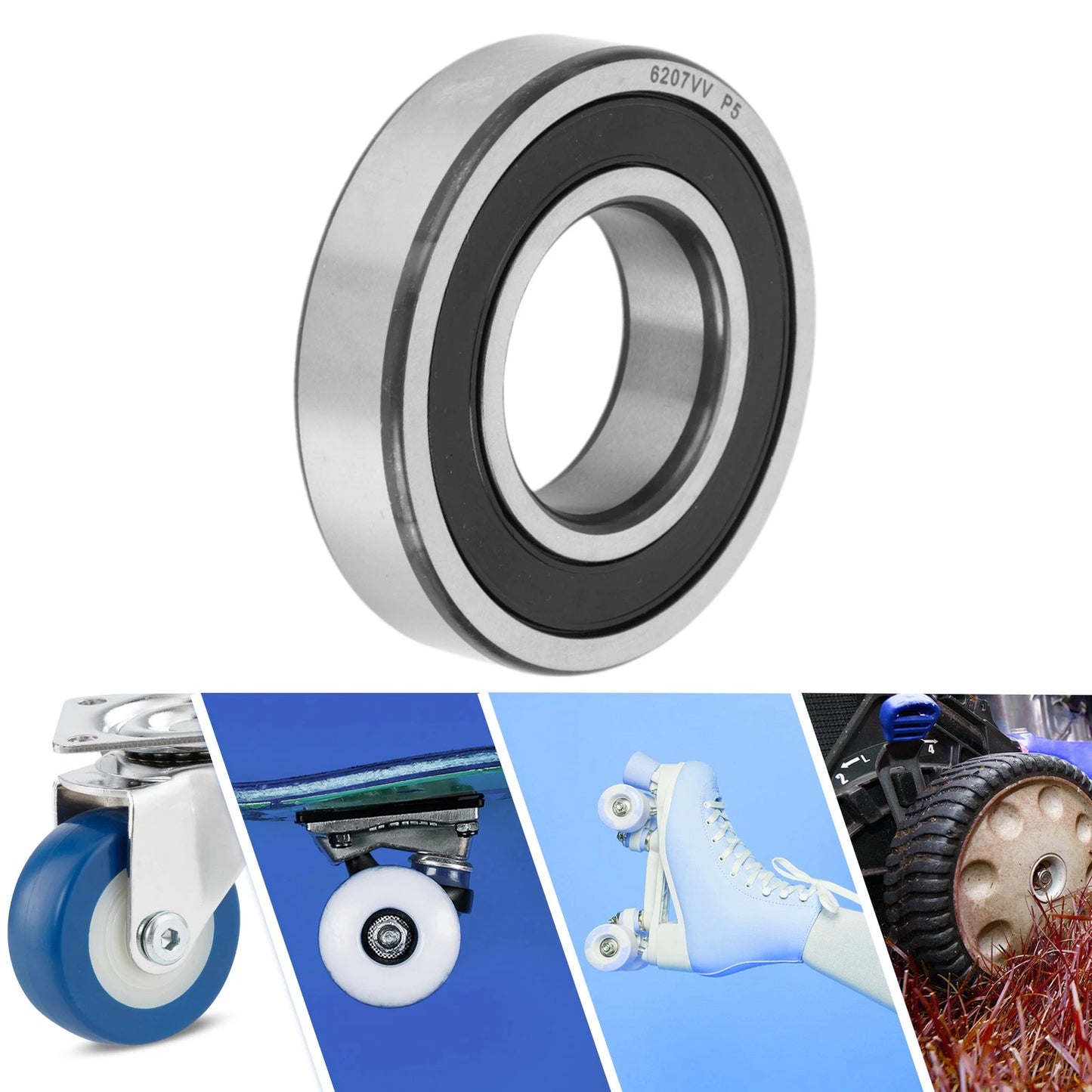 Deep Groove Ball Bearings 35x72x17mm 1 Pc for Scooter Skateboard Wheel