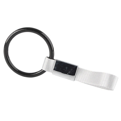 Tsurikawa Ring Handle Strap Charm for Subway Train Bus - Black