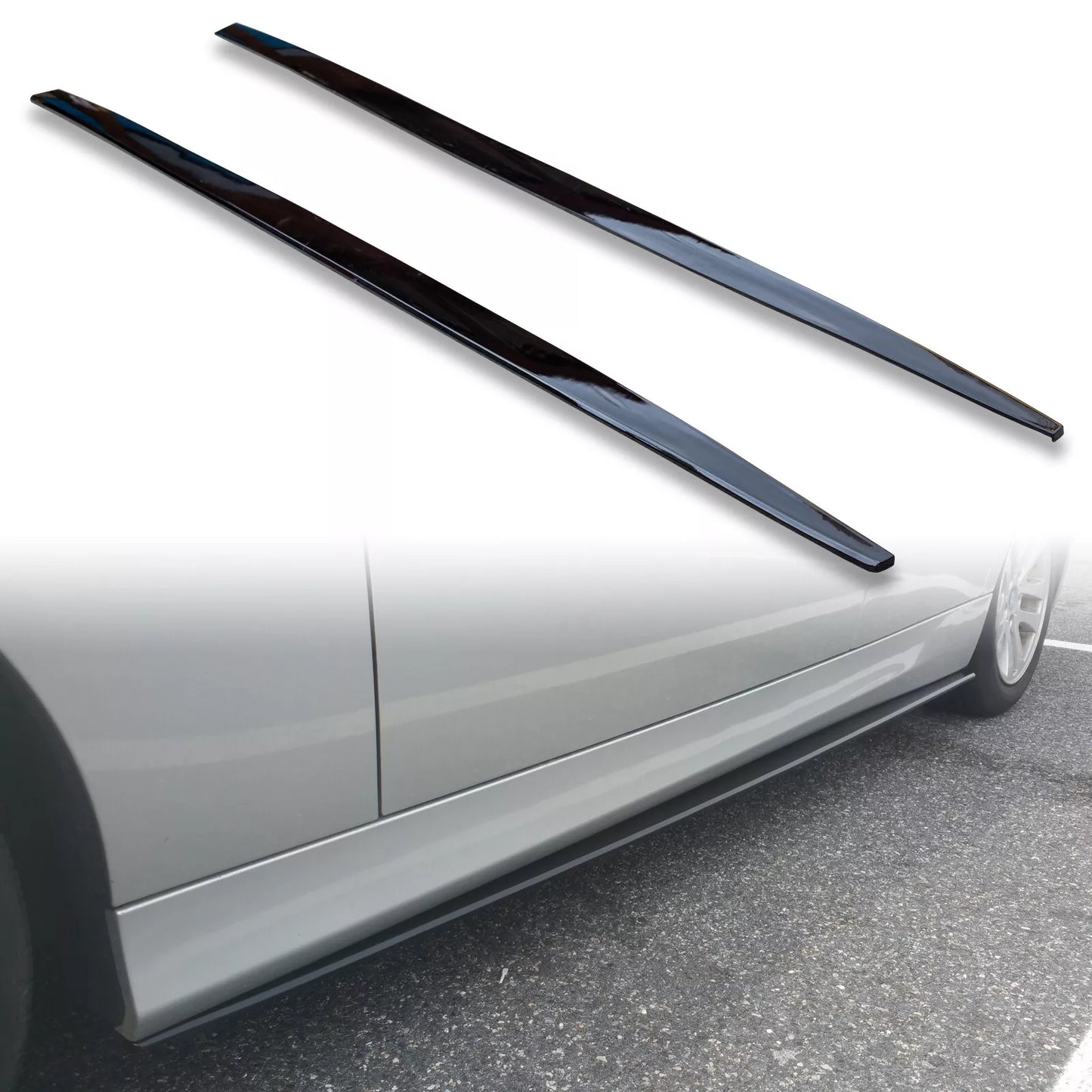 Side Skirt Extensions for BMW E90 Sedan (2006-2011)