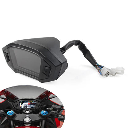 Universal LCD LED Digital Motorcycle Odometer Speedometer Gauge for Various Models