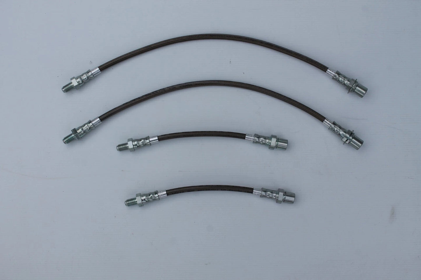 Braided Brake Hose Set (4) for FJ40 FJ45 HJ45 HJ47 (8/80-9/84)