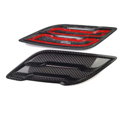 Real Carbon Fiber Side Fender Vent Cover Trim for 2019-2024 Ford F-150 Raptor