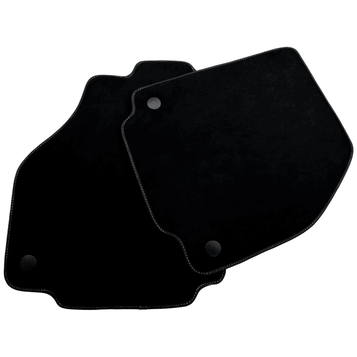 Black Alcantara Floor Mats for Ferrari 488 Spider (2015-2022)