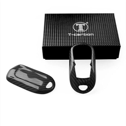 Key Cover Case for Buick GL8 (2020-2023) - Black Carbon Fiber Shell Kit