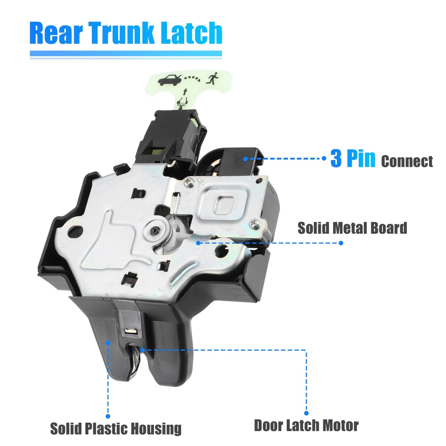 Boot Latch Lock Actuator for Toyota Camry 2012-2017 (2 x Actuators)