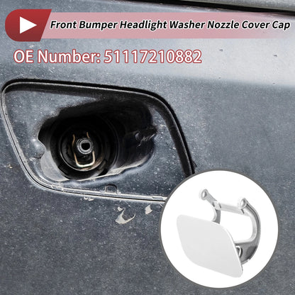 Washer Nozzle Cover Cap for BMW 740i (2011-2015) - White