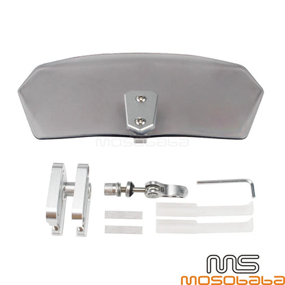 Universal Adjustable Windshield Spoiler for Honda, BMW, Yamaha, Kawasaki