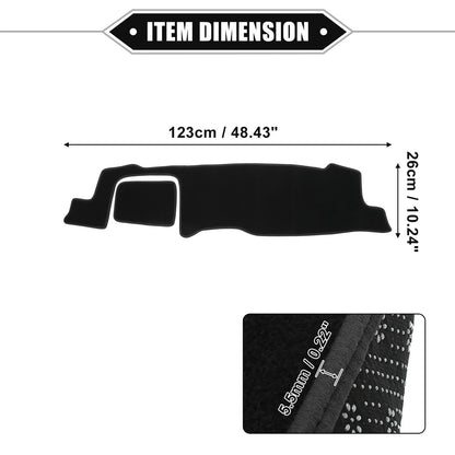 Dashboard Cover Mat for Suzuki 2nd Gen MR52S MR92S (2005-2015)