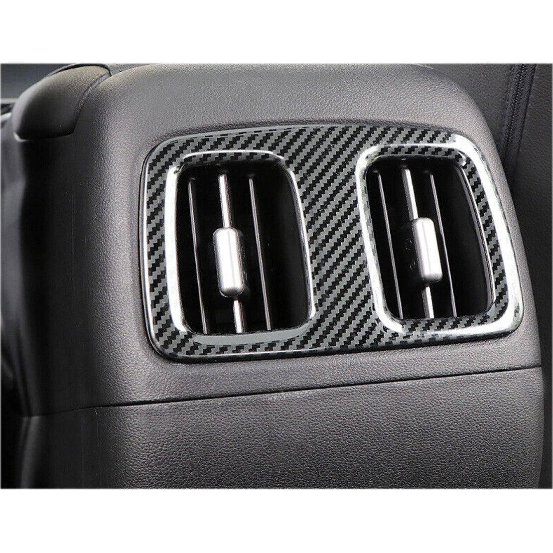 Carbon Fiber Rear Air Vent Cover Trim for Hyundai Santa Cruz (2022-2023)