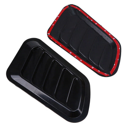 2 x Car Hood Bonnet Vent Air Flow Intake Scoop for Universal Vehicles