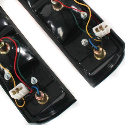 Pair Tail Light Rear Lamp Black Fit Isuzu KBZ Holden Rodeo UTE Pickup 1981-88 DE