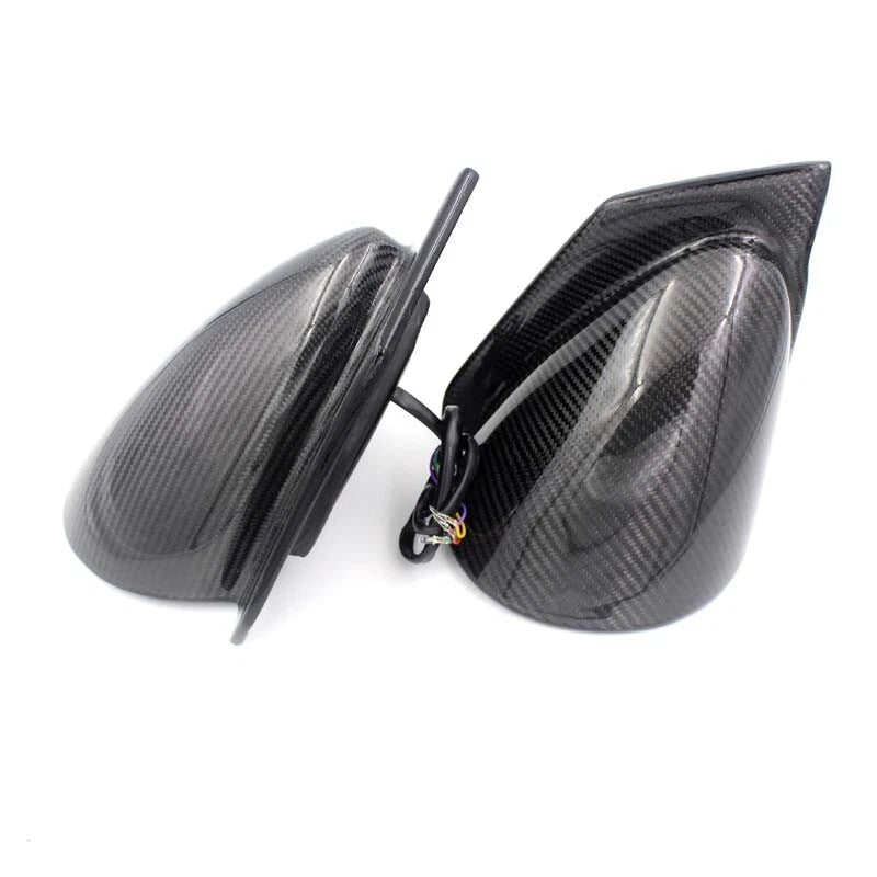 REAL Carbon Fiber Side Mirror Cover Housing Kits for Mitsubishi EVO 2004-2009