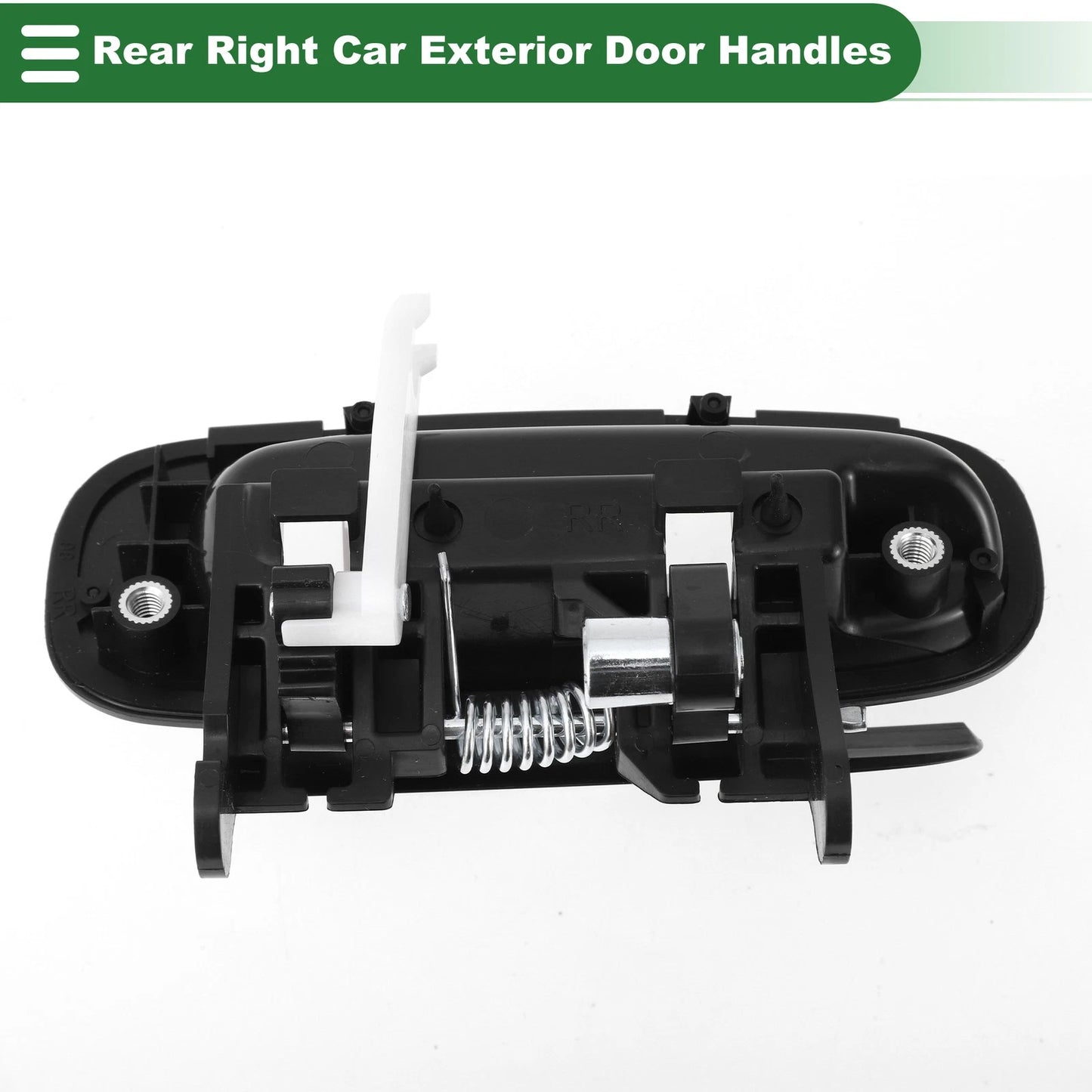 Rear Right Exterior Door Handle for Toyota Corolla (1998-2002) Black