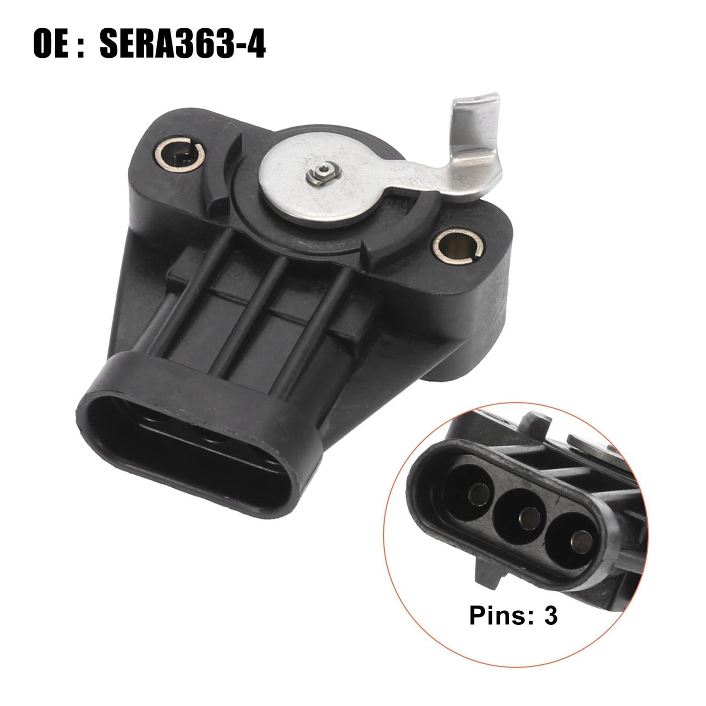 Throttle Position Sensor Black for Buick GM