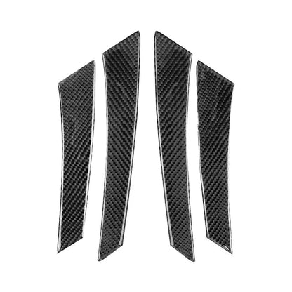 4X Carbon Fiber Door Handle Pull Trim Covers for Mazda 3 (2010-2013)