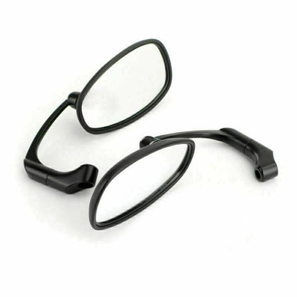 M8 M10 Retro L-Bar Rear View Mirrors for Cafe Racer Bobber (2020-2023)