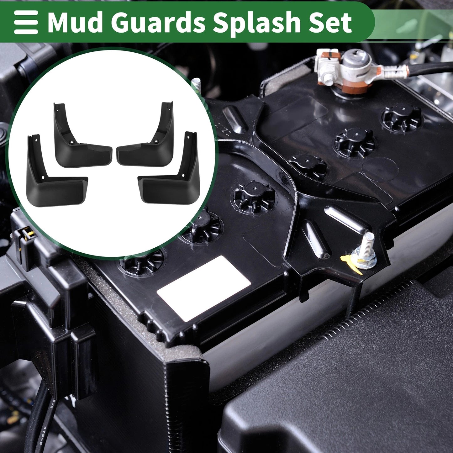 Mud Flaps Splash Guards for Chevrolet Malibu XL (2016-2019)