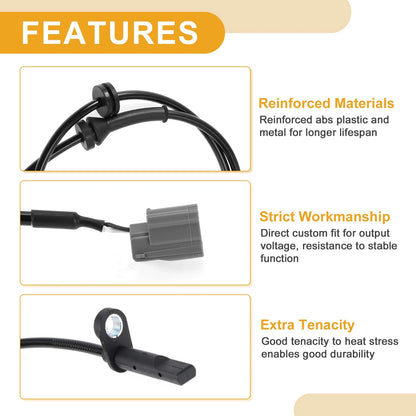 ABS Wheel Speed Sensor for Nissan Qashqai (2014-2021) Front Left/Right