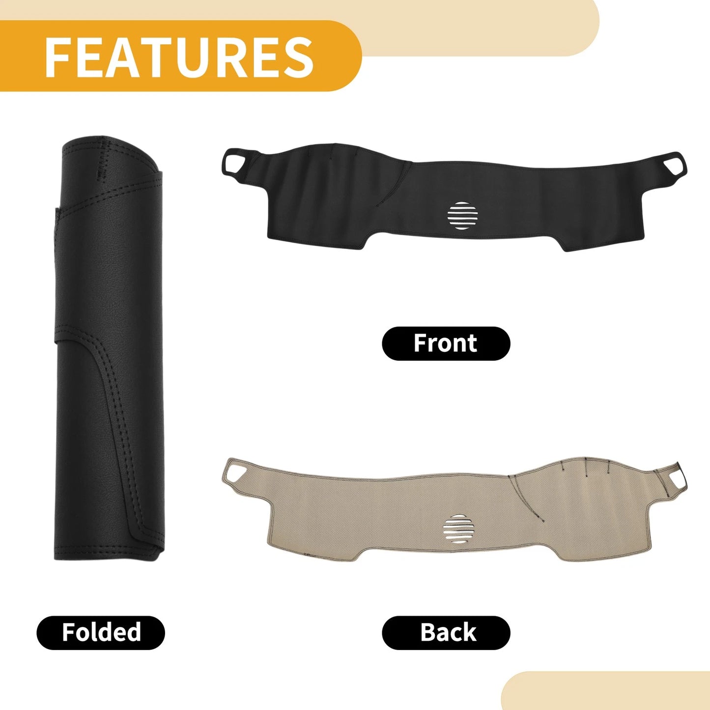 Dashboard Cover for Toyota Crown S180 Black 1 x Anti-Slip (2003-2008)