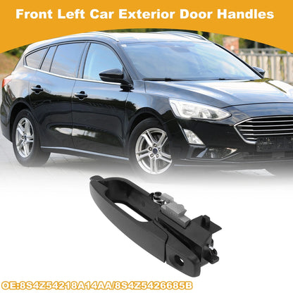 Front Left Door Handle for Ford Focus 2008-2011 - Black Exterior Handle