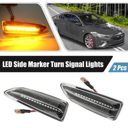 LED Side Marker Turn Signal Lights Yellow 2 x for Opel