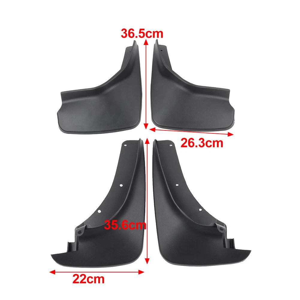 4 x Front & Rear Mud Flaps Splash Guards for Ford Explorer (2011-2019)