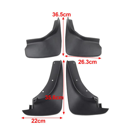 4 x Front & Rear Mud Flaps Splash Guards for Ford Explorer (2011-2019)