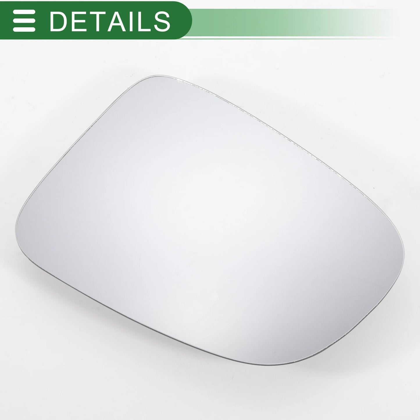 Right Side White Mirror Glass with Back Convex for Ford Transit