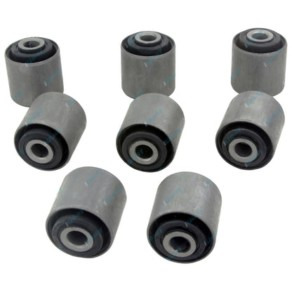8pce Trailing Arm Rubber Bush Kit for Patrol GQ Y60 GU Y61 Upper & Lower Rear