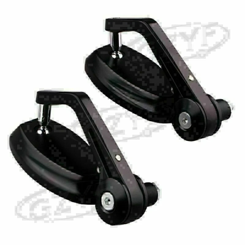 7/8" Folding Bar End Side Mirrors for Honda Suzuki Yamaha Motorcycles