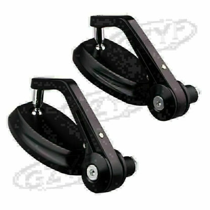 7/8" Folding Bar End Side Mirrors for Honda Suzuki Yamaha Motorcycles