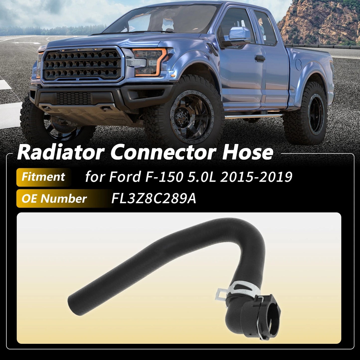 Lower Radiator Connector Hose for Ford F-150 5.0L (2015-2019)