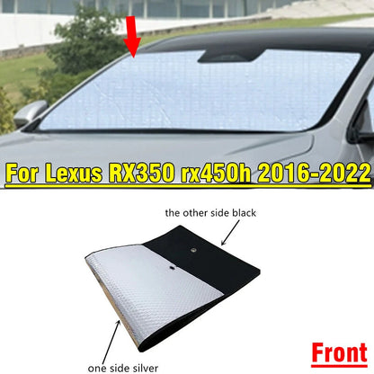 Front Windshield Privacy Sunshade Cover for Lexus RX350 (2016–2022)