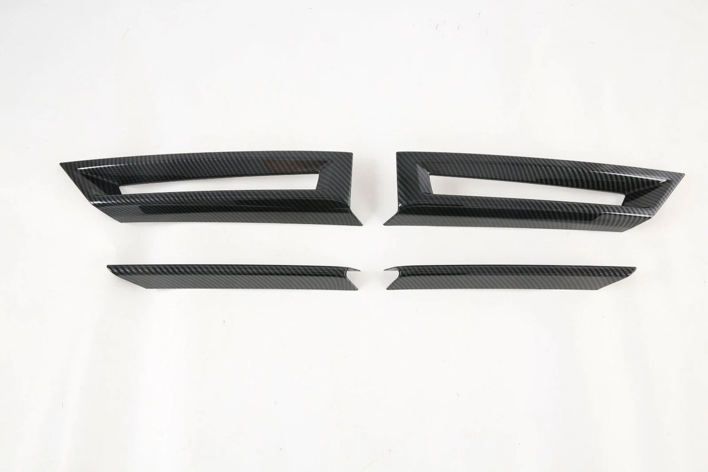 Front Fog Light Carbon Fiber Lamp Cover Trim for Honda CR-V (2020-2021)