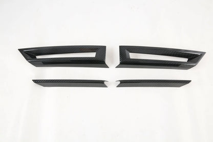 Front Fog Light Carbon Fiber Lamp Cover Trim for Honda CR-V (2020-2021)